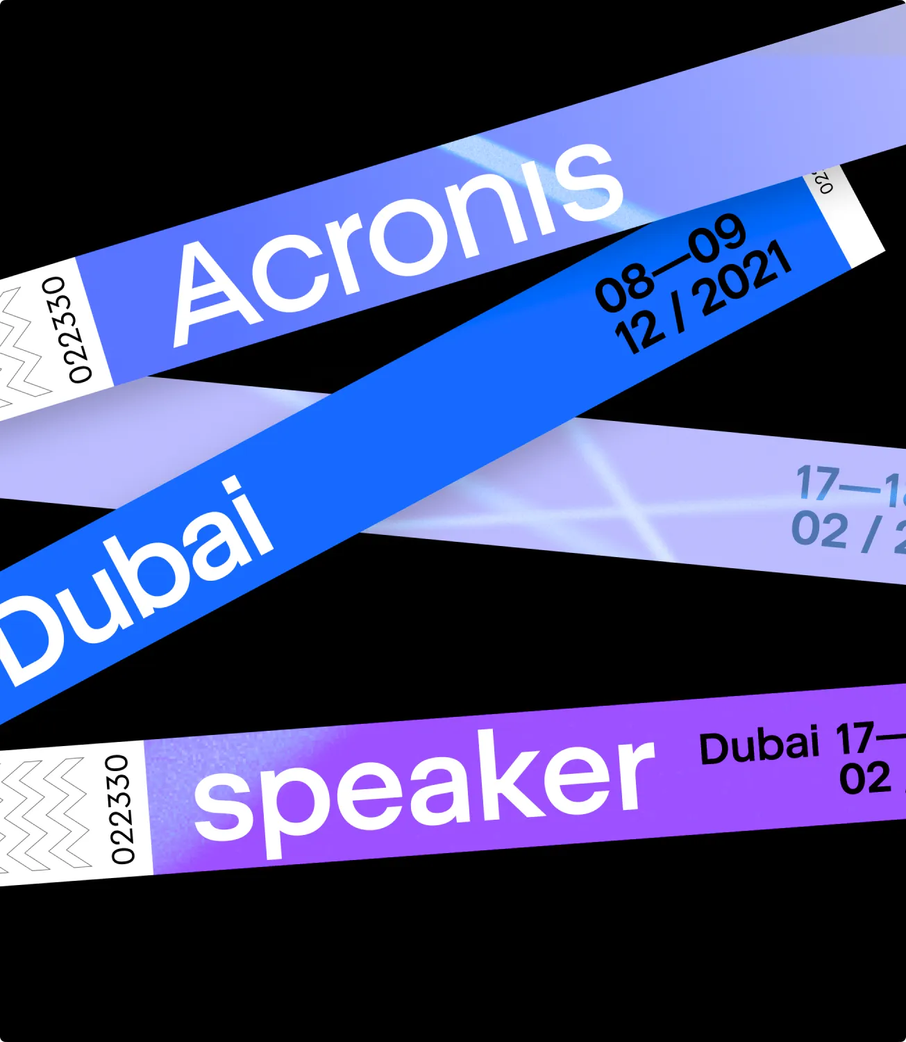 Acronis summit badge design
