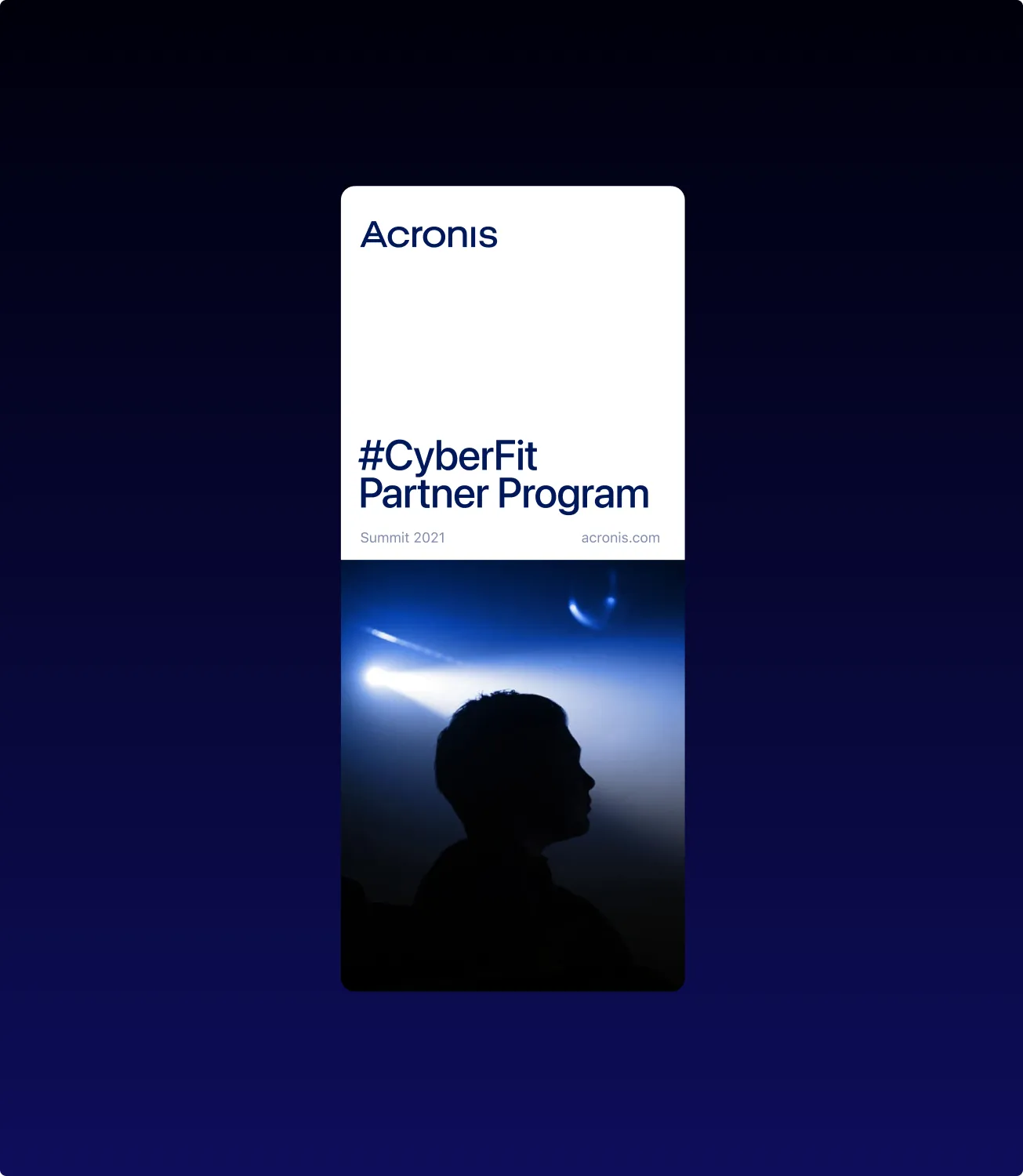 Acronis summit schedule screen