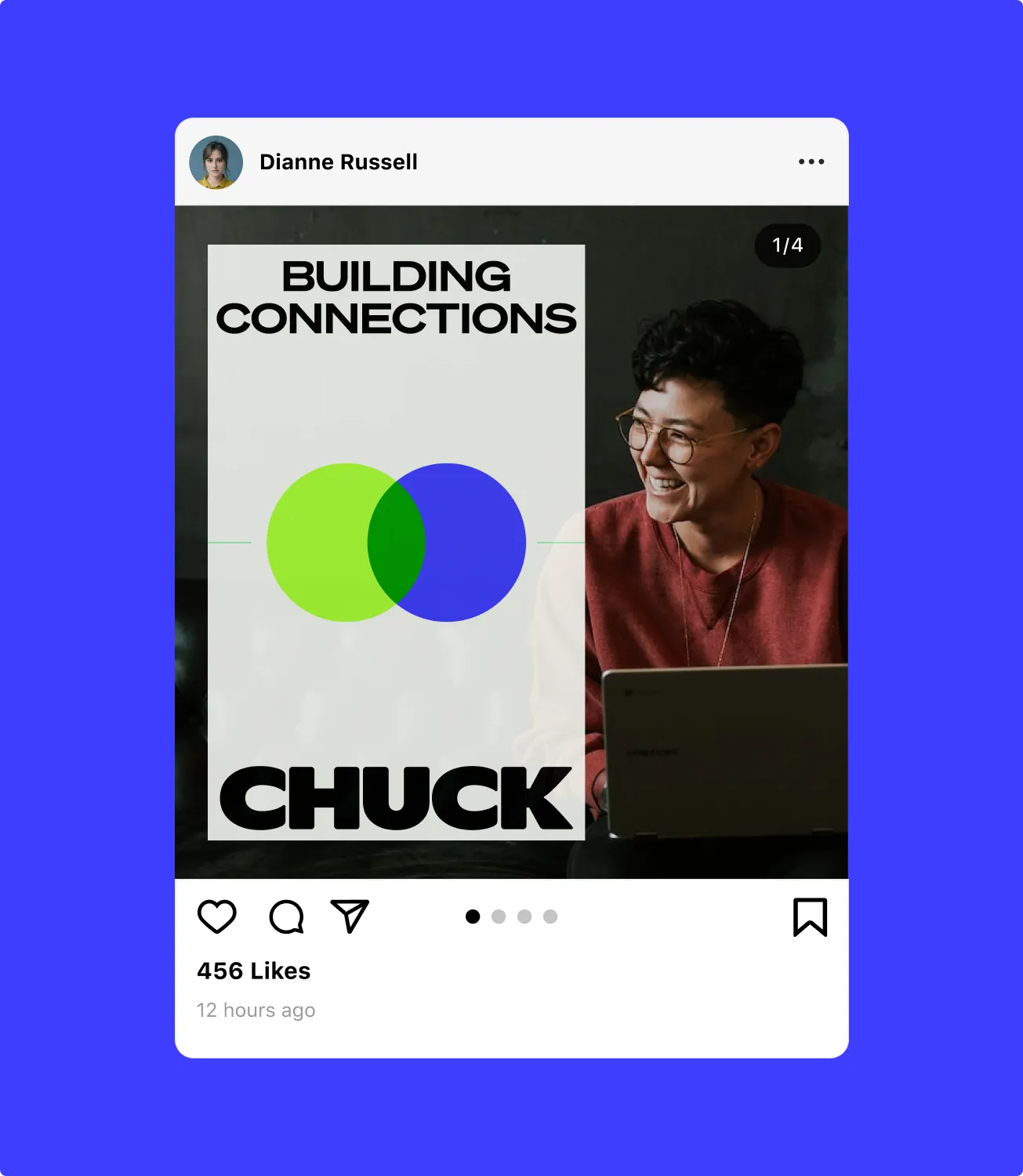 Chuck social banner: Building connections