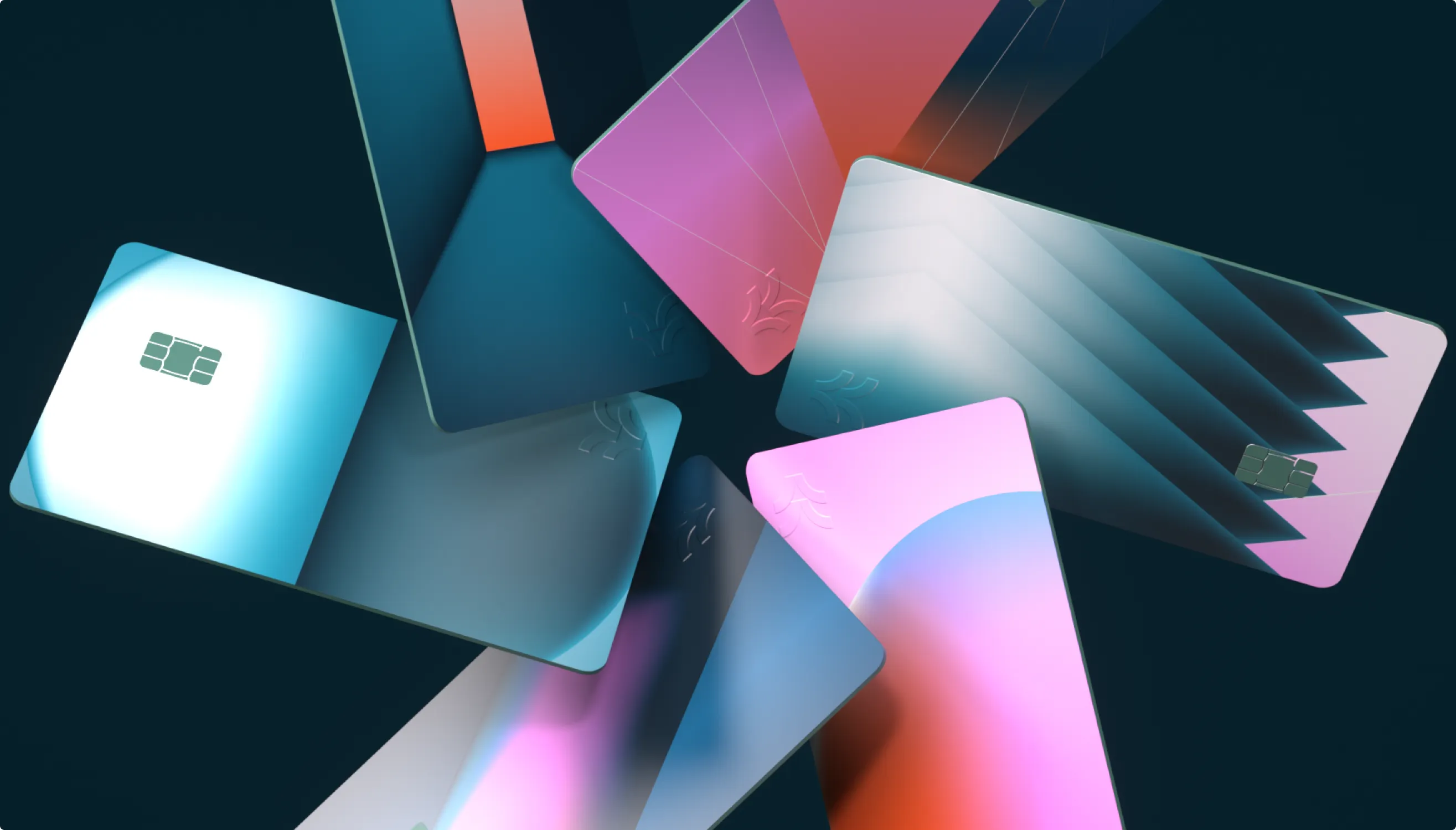 Deserve gradient credit card hero