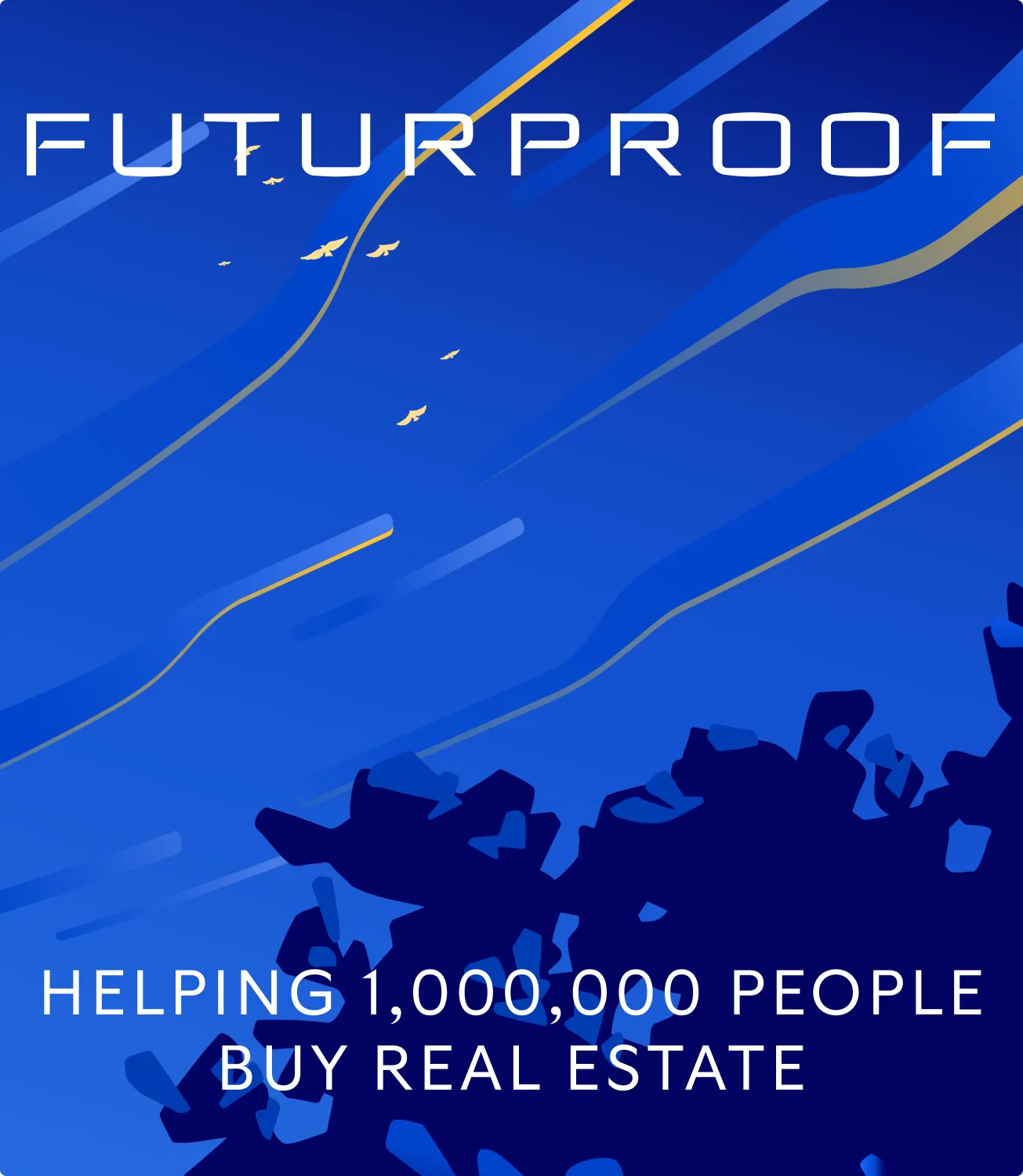 Futurproof logotype: helping 1,000,000 people buy real estate