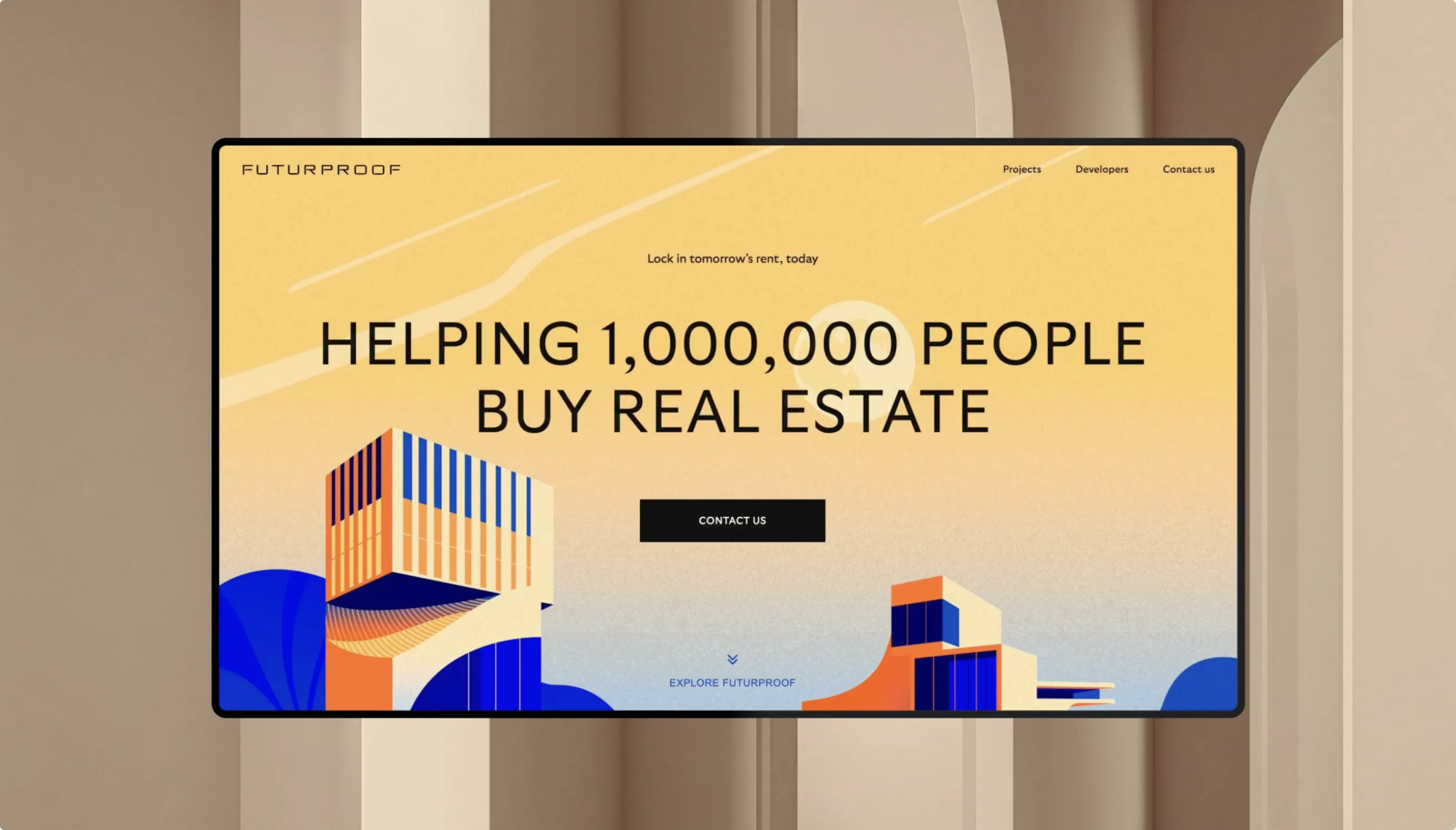 Futurproof closing brand visual