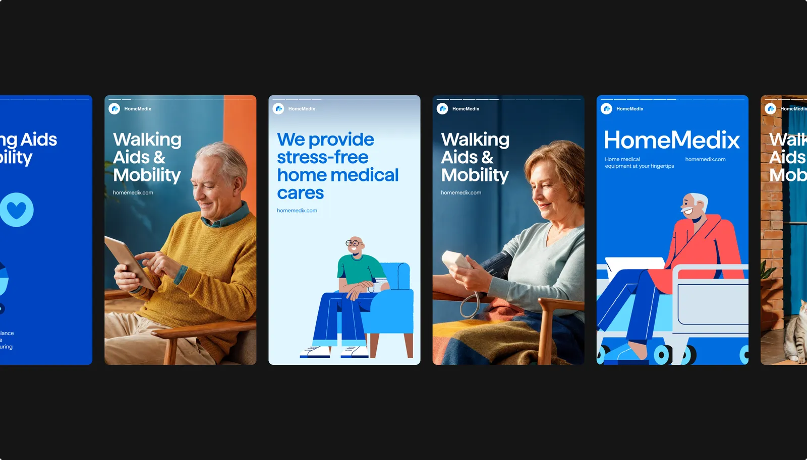 HomeMedix social media layouts