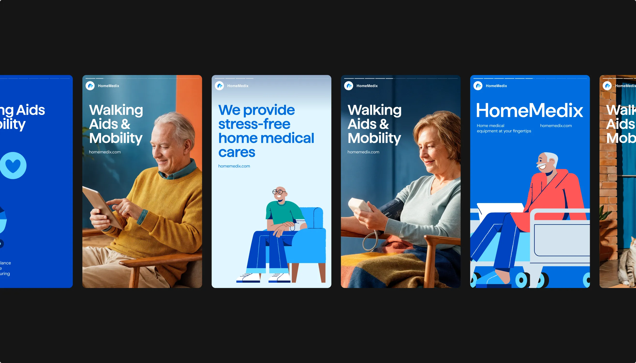 HomeMedix social media layouts