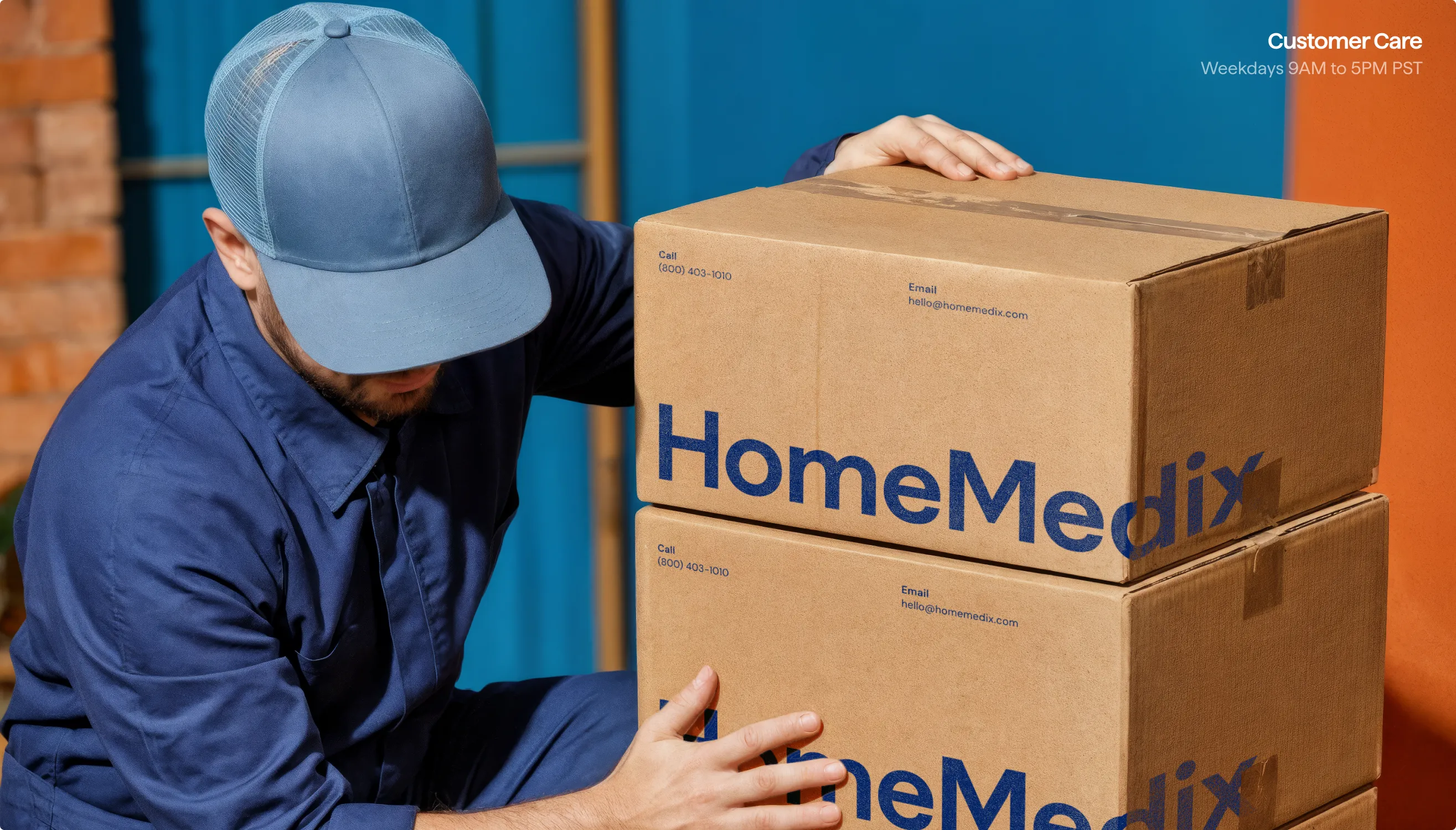 HomeMedix packaging and uniforms