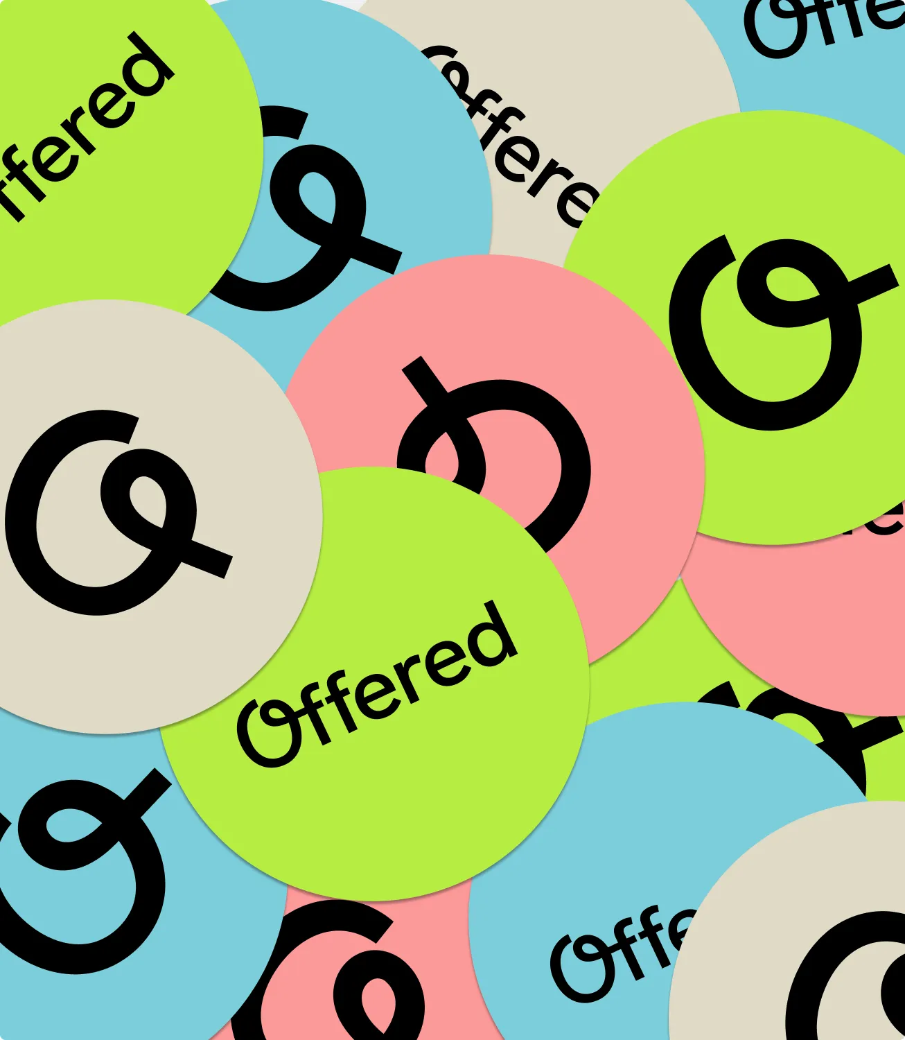 Offered logo mark pattern