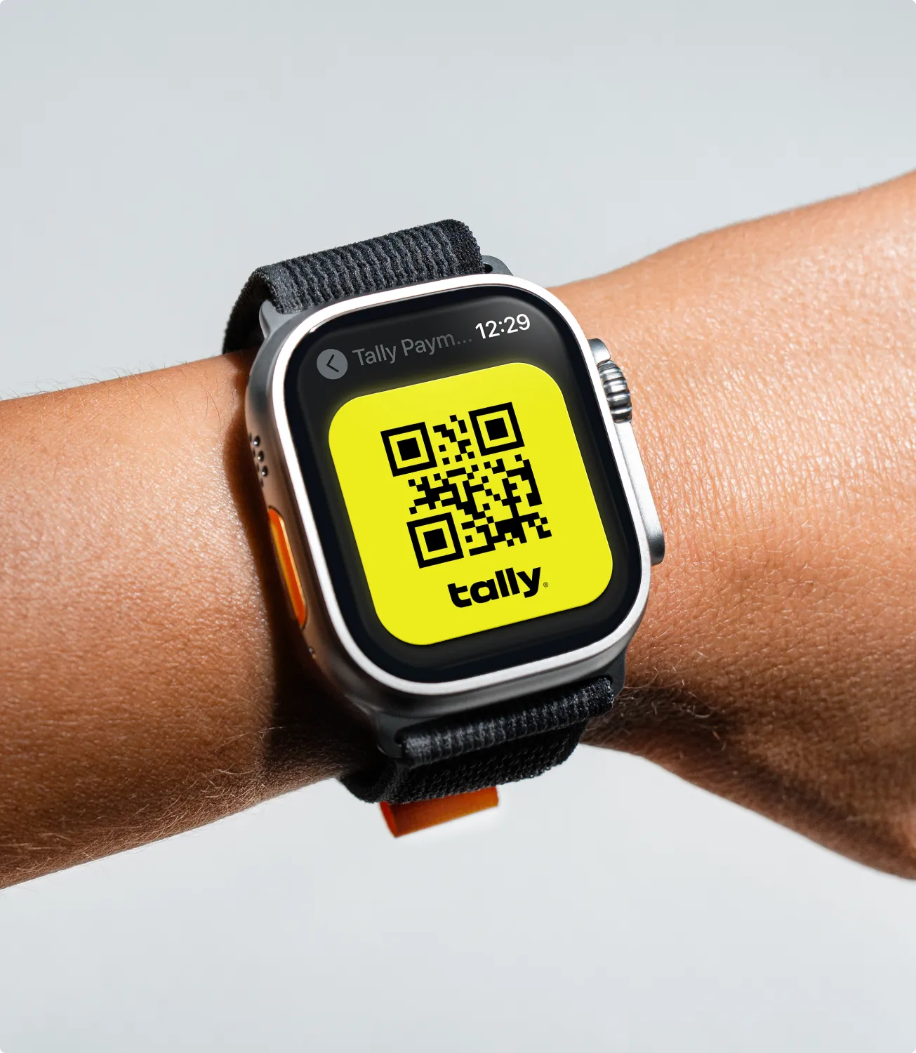 Tally app running on a smartwatch