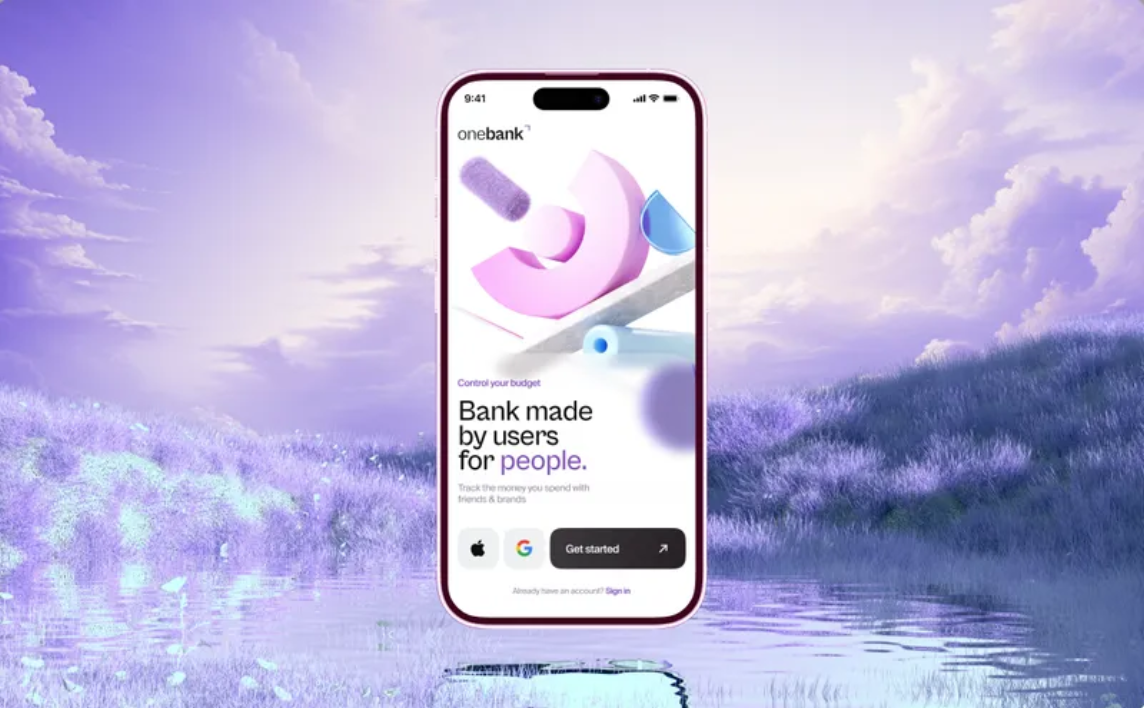 One Bank product design preview.