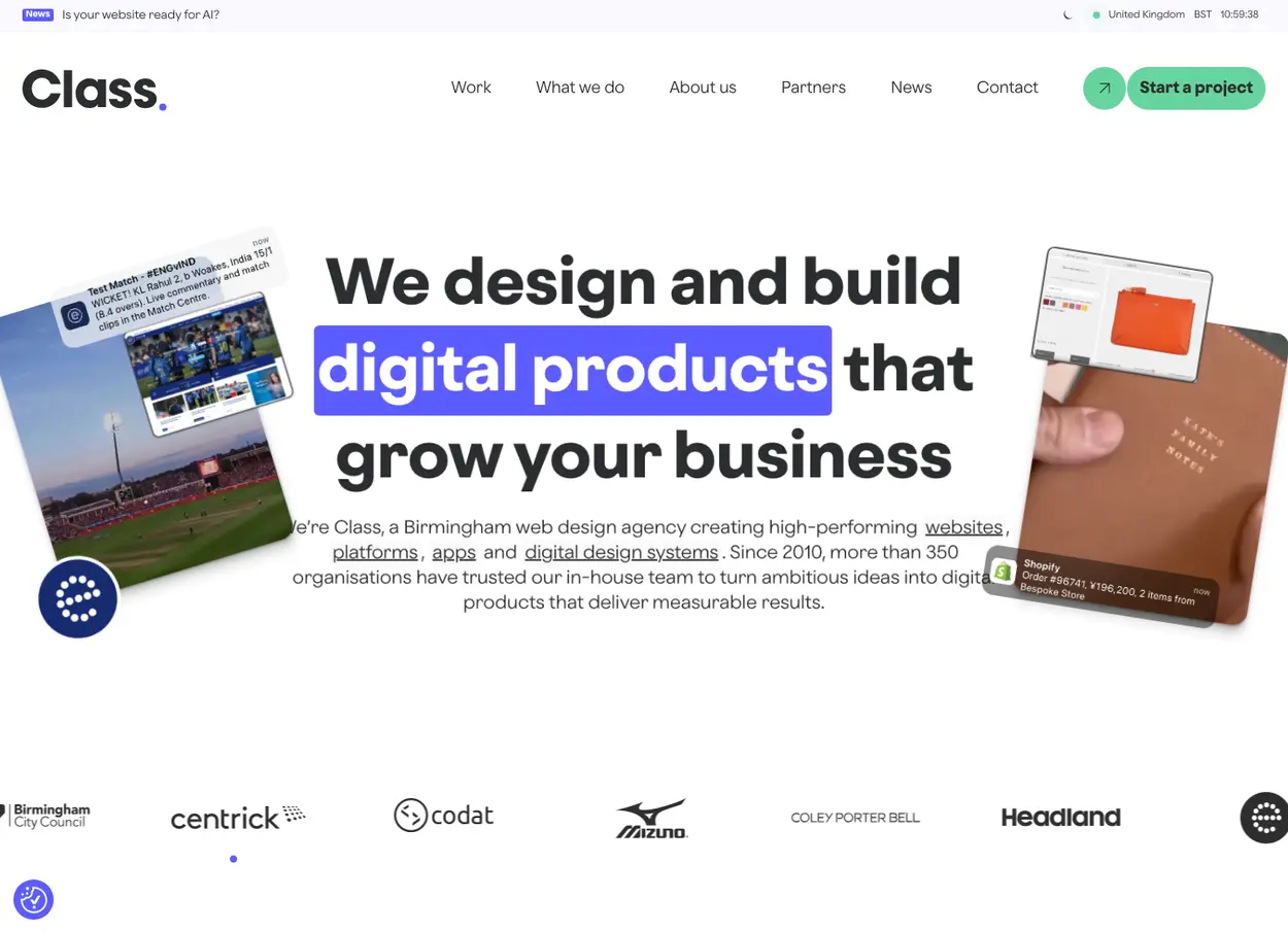 The Class website