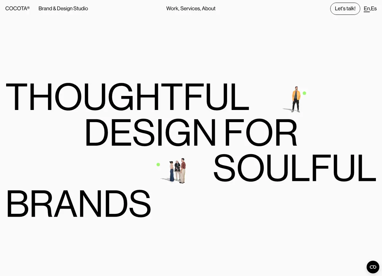 The Cocota Studio website