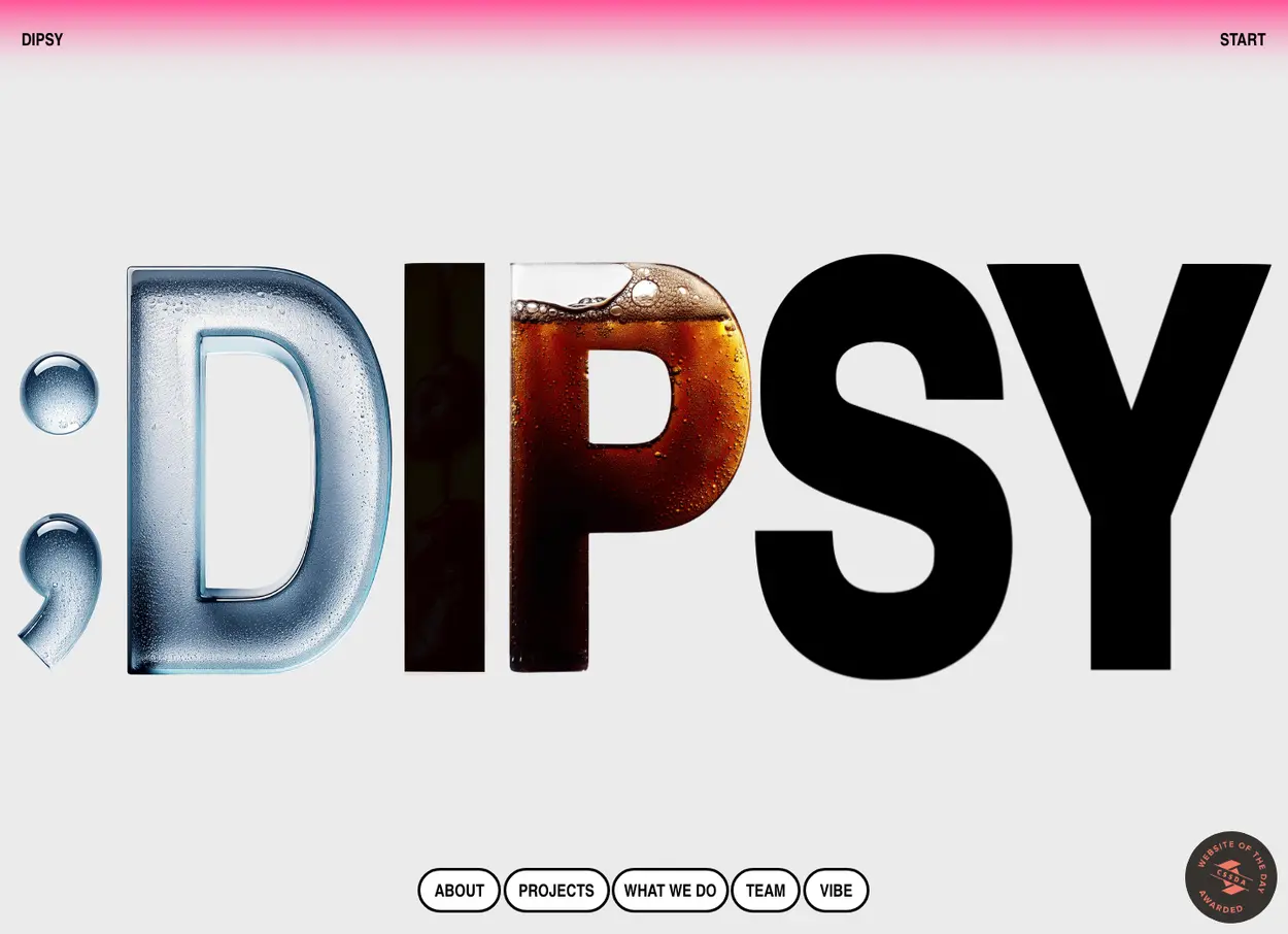 The Dipsy website