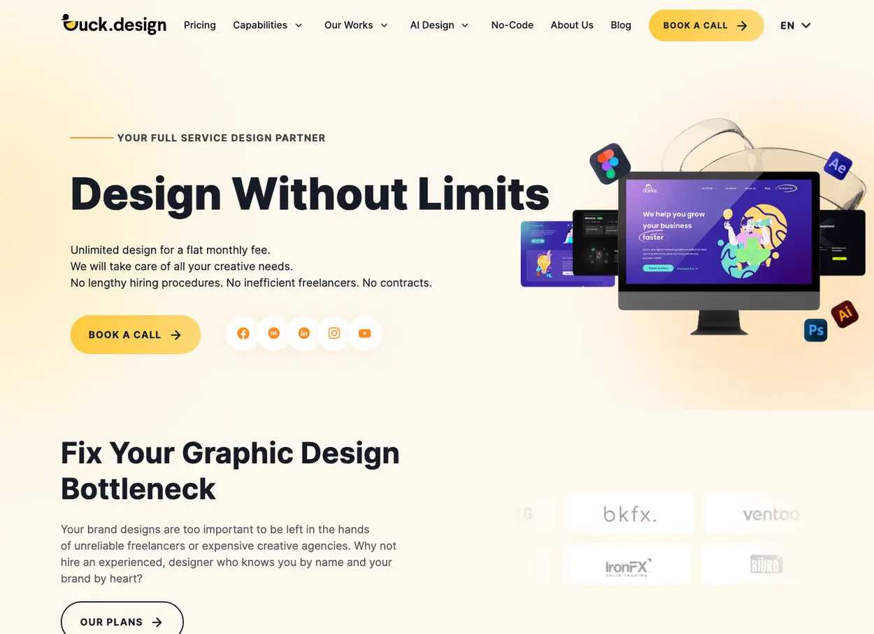 The Duck.Design website