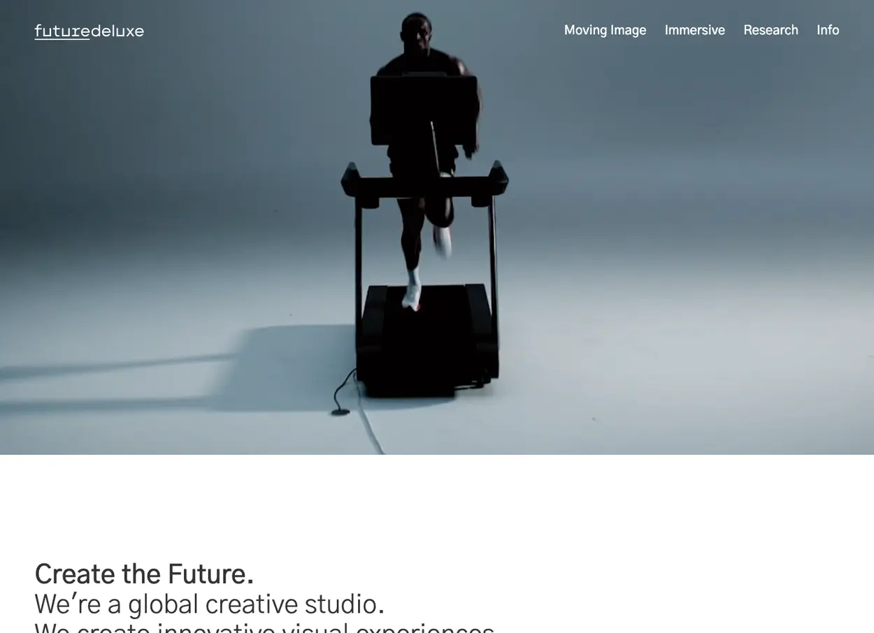 The FutureDeluxe website