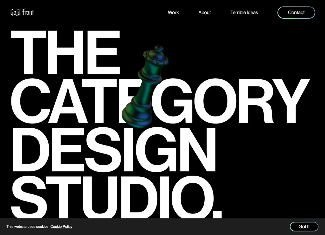 The Gold Front website