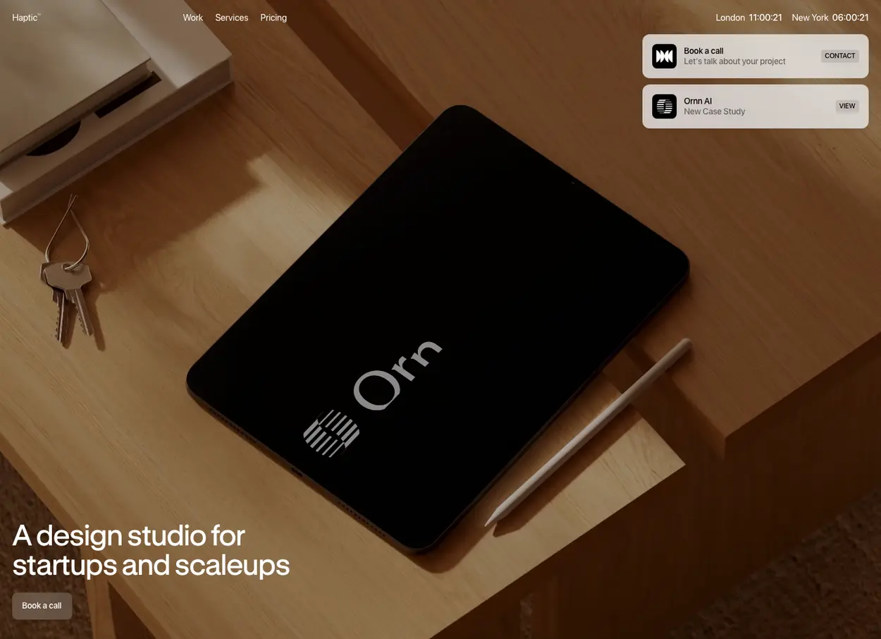 The Haptic website