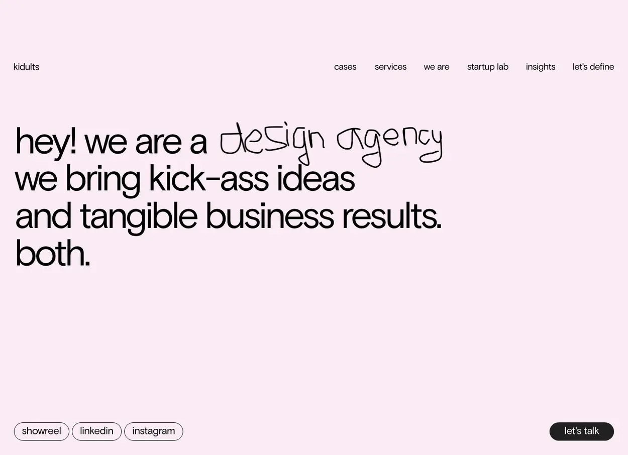 The Kidults website