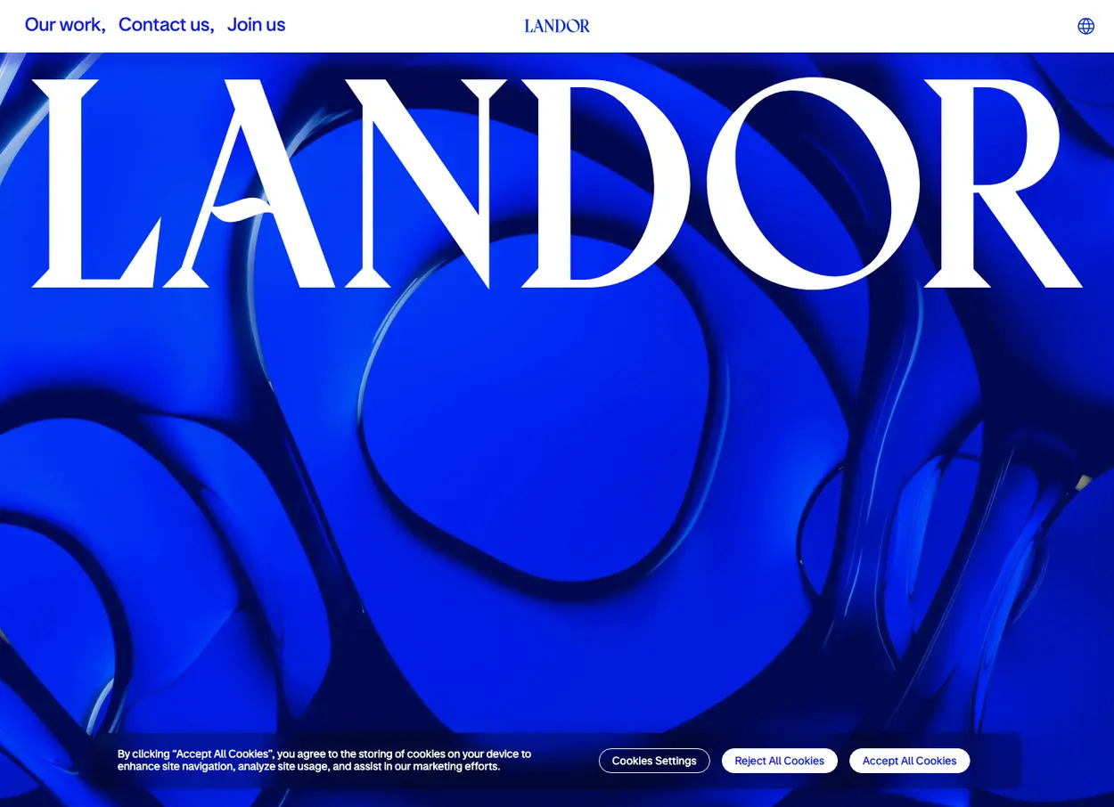 The Landor website