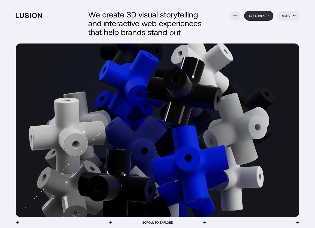 The Lusion website