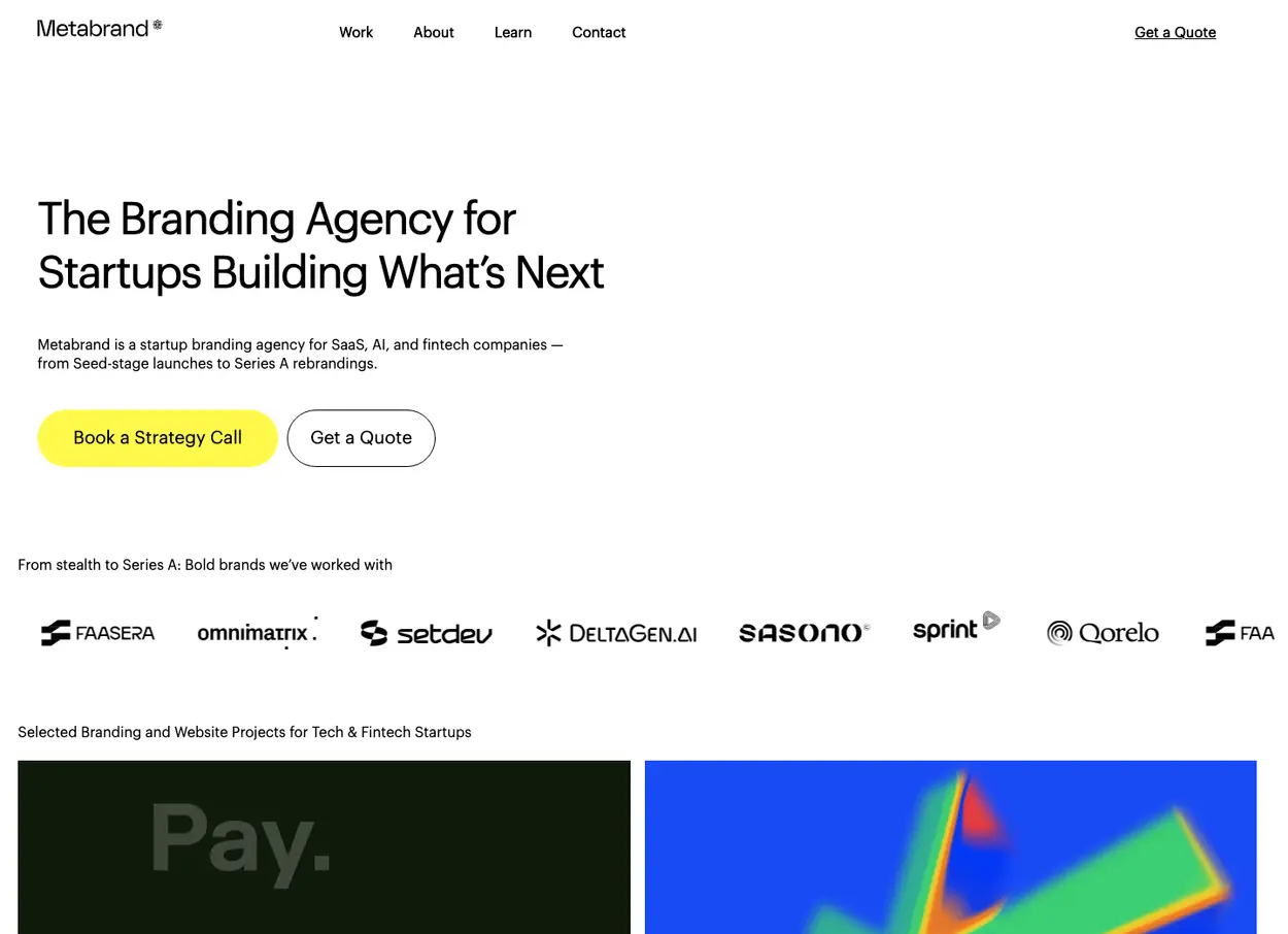 The Metabrand website