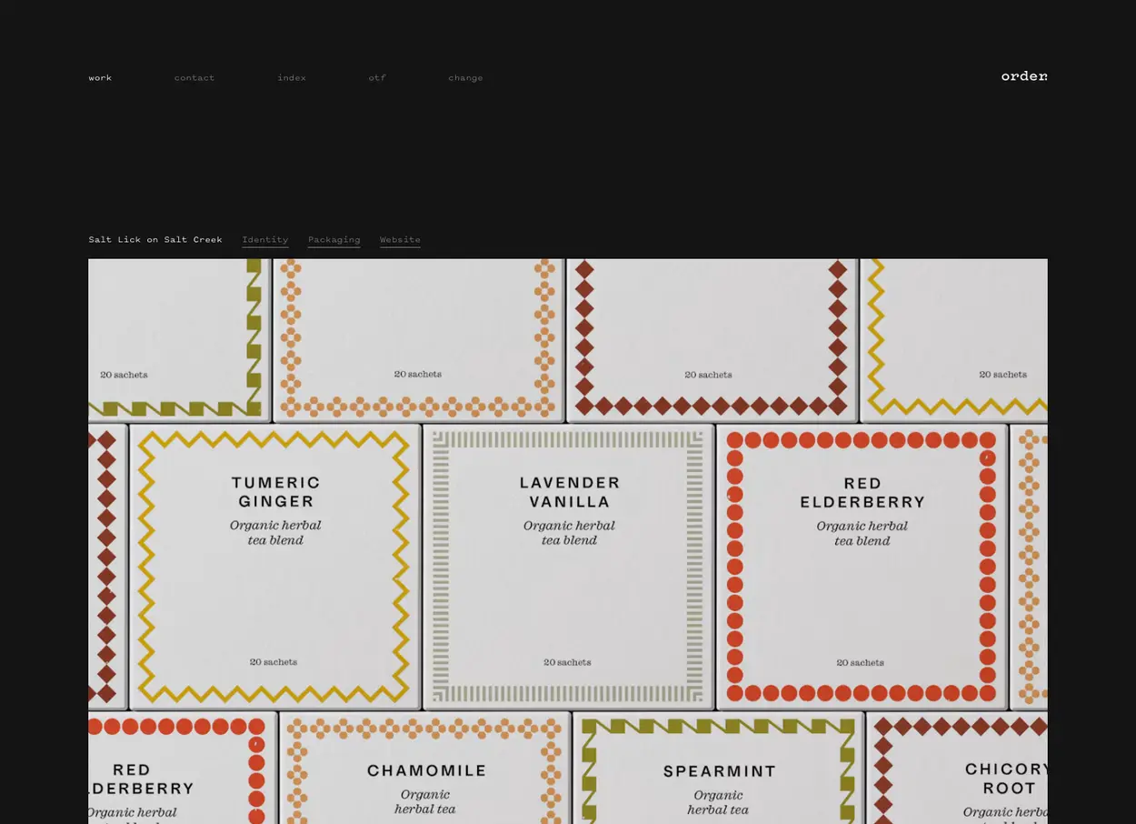 The Order website