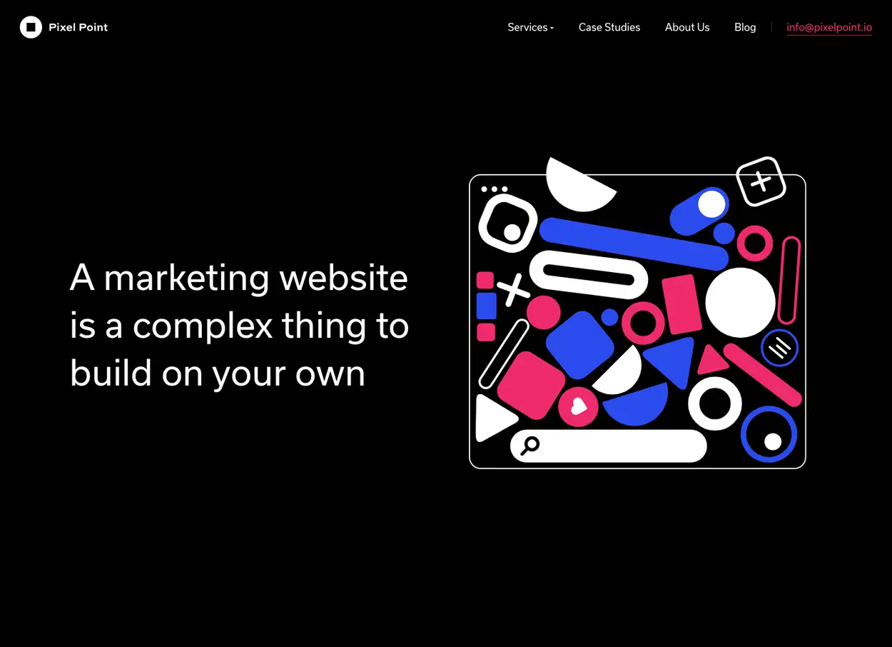 The Pixel Point website