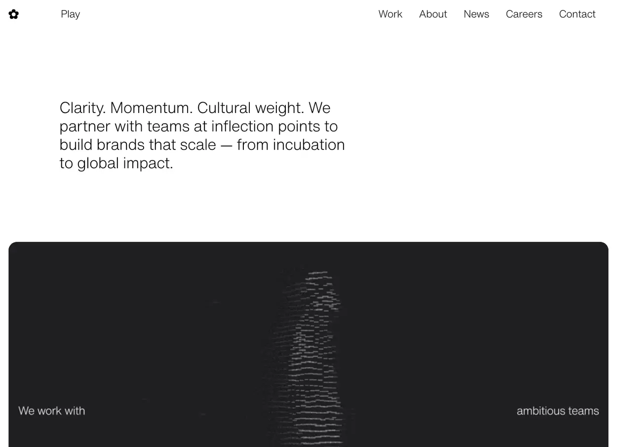 The Play SF website