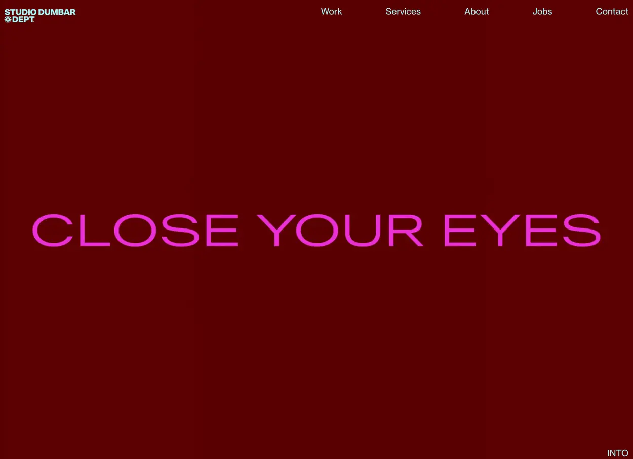 The STUDIO DUMBAR/DEPT® website