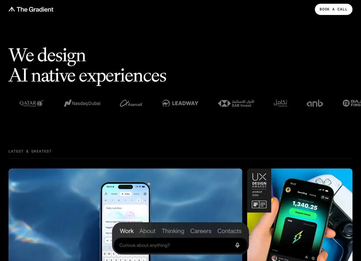 The The Gradient website