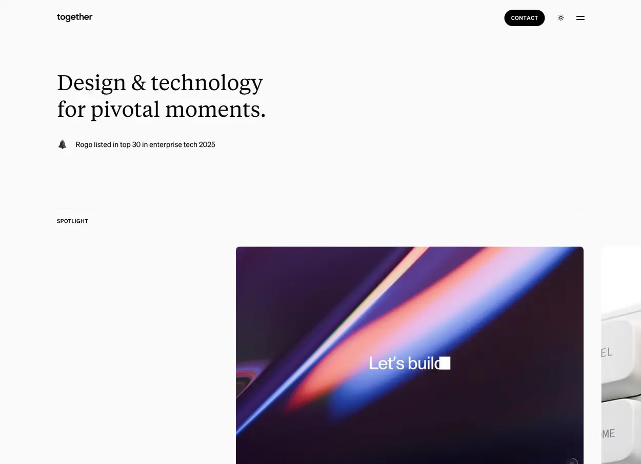 The Together website