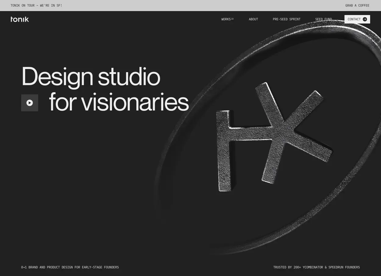 The tonik website