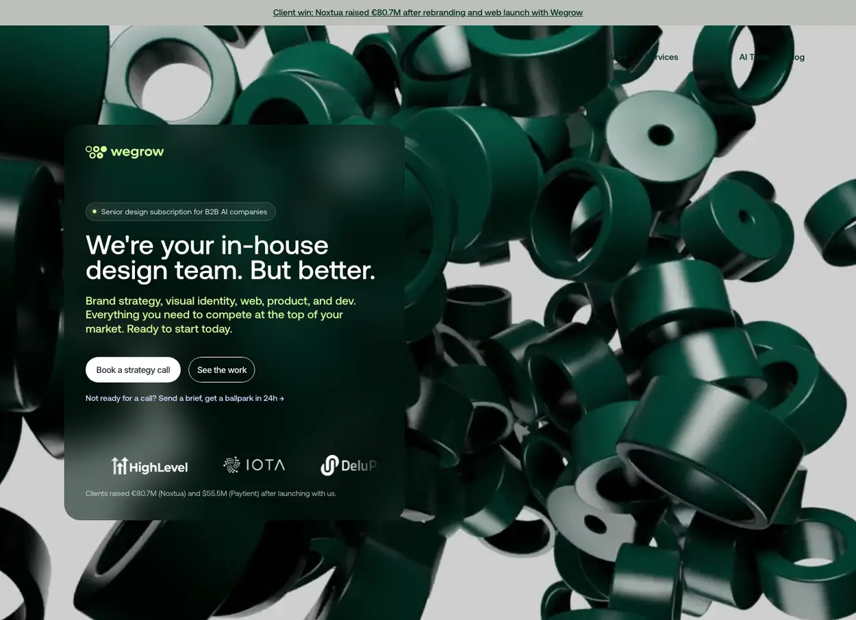 The Wegrow website